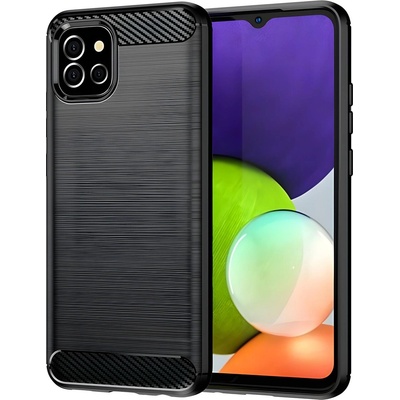 Samsung Carbon Shield TPU калъф за Samsung Galaxy A03s - Черен KP22051
