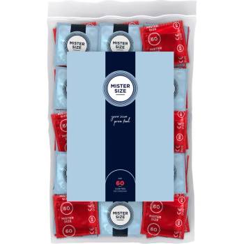 Image 1 of Кондоми с персонализиран размер, 100 броя - Mister Size 60mm (D-242302)