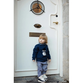 Donsje Бебешки памучен панталон Donsje Teijs Trousers (3042600)