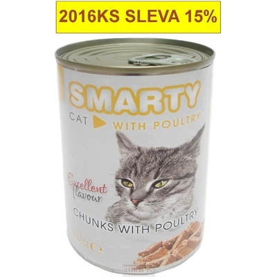 SMARTY chunks Cat POULTRY-dr. 410 g