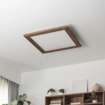 Brilagi -LED Плафониера SLIMFRAME WOOD LED/36W/230V 49, 5x49, 5 см тъмнокафяв (BG1538B)