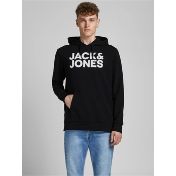 Černá mikina s kapucí Jack & Jones