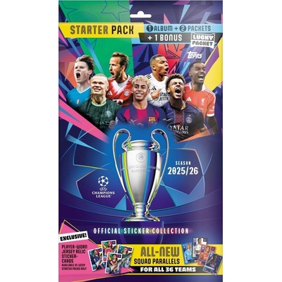 Topps Champions League stickers 2025 2026 Pack album