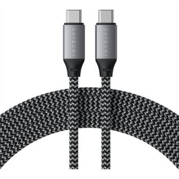 Satechi ST-TCC2MM USB-C to USB-C 100 W Braided Charging, 2m, šedý