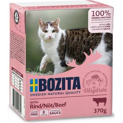 Bozita Cat kúsky v omáčke s hovädzím tetrapak 370 g
