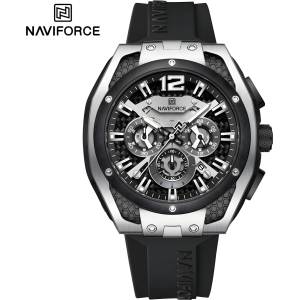 Naviforce Часовник naviforce ma-38607 - Черен / Сребърен kp38607 Часовници