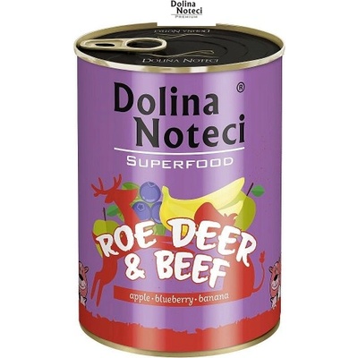 Dolina Noteci PREMIUM SUPERFOOD еленово и говеждо месо 12x400 г