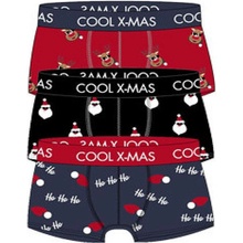 Cool X-Mas pánské vánoční bavlněné boxerky jeans