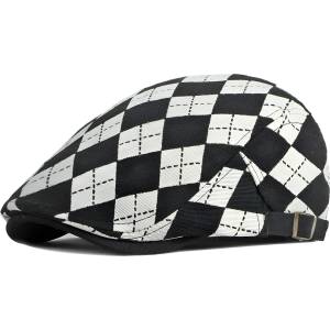 HARAHU Мъжка беретка ri-25632 - Черна kp25632