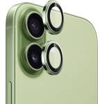 Blueo Протектор - Камера за iPhone 17 - Син - Сапфирено кристално оригинално стъкло - Зелен