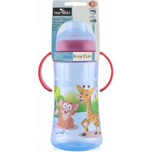 Baby Care Safari športová fľaša so slamkou blue 330 ml