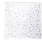 Lorelli Classic ПАМУЧНА ПЕЛЕНА 80/80 СМ white with grey stars (10340092307)