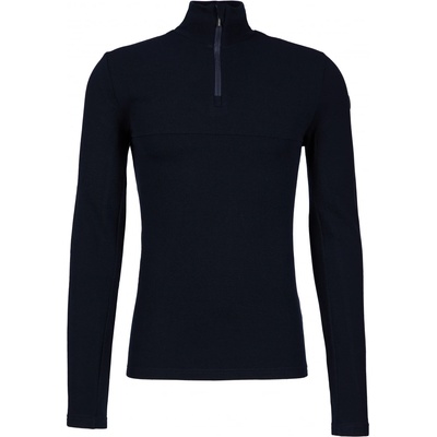 We Norwegians Мъжко мериносово термобельо We norwegians Tryvann Colblock Zipup Merino longsleeve - Navy Blue (015-1479-0211)