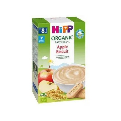 HiPP Био инстантна безмлечна каша с ябълки и бисквити hipp, 8+ месеца, 250гр