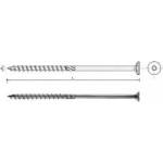 Uncanny Brand Wood insert with tapered bar on torx 8*120mm t40
