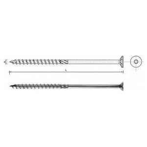Uncanny Brand Wood insert with tapered bar on torx 8*120mm t40