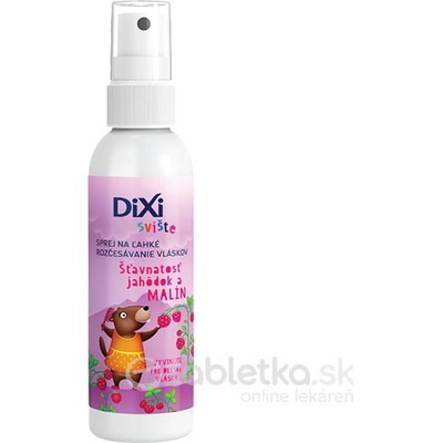 DIXI Svište Šťavnatosť jahôdok a malín sprej pre ľahké rozčesávanie vlasov 150 ml