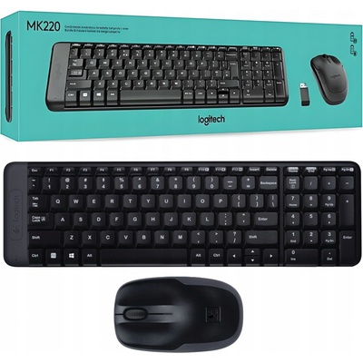 Logitech Wireless Desktop MK220 920-003161 – Zboží Živě
