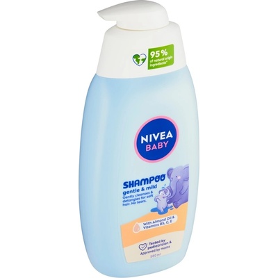 Nivea Baby jemný šampón na vlasy 500 ml