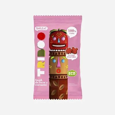 Smileat Ovocné měkké bonbónky jablko a jahody 100% BIO 5 x 25 g