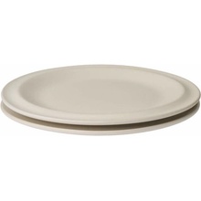 Bolia Tanier Edge Plate 21 cm ecru stoneware 2 ks