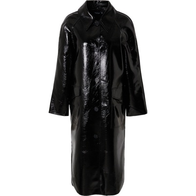 Nasty Gal Преходно палто черно, размер 14