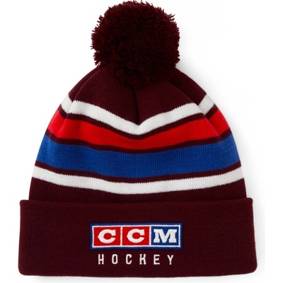 CCM Vintage Fall Pom Knit Acai Senior