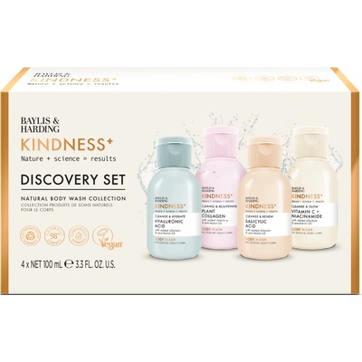 Baylis & Harding Kindness Sada sprchových gelů 4 x 100 ml