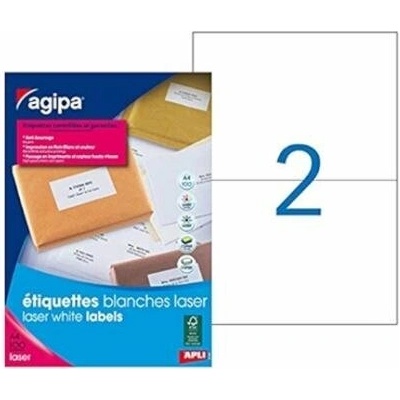 Etikety laser 210x148mm Agipa A4 100 hárkov AG119068