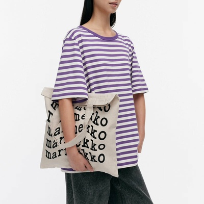 Marimekko Látková taška Shopper Vankka Logo Placement