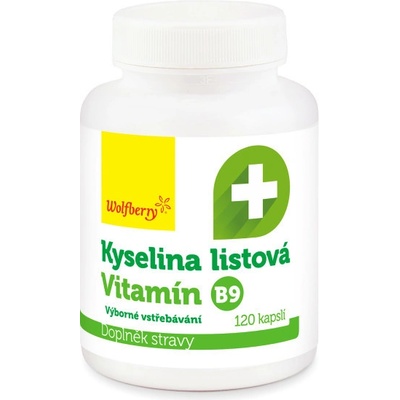 Wolfberry Kyselina listová 120 kapslí