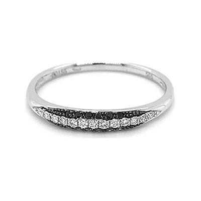 Beny Jewellery zlatý s Černými a Bílými diamanty 2011194