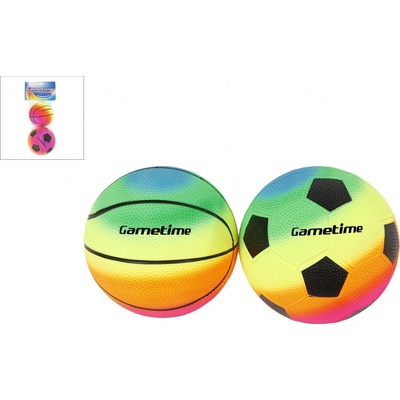 Míč duhový fotbal basketbal 10cm