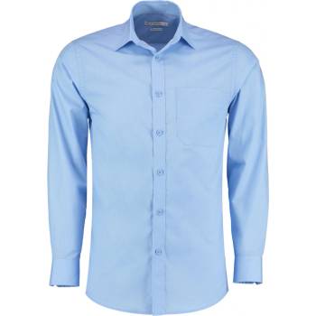 Kustom Kit pánská popelínová košile KK142 light blue