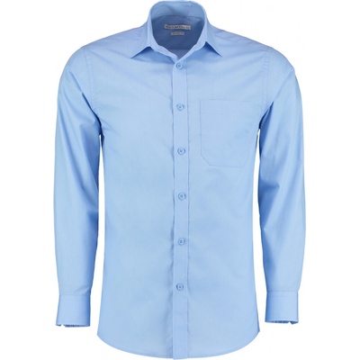 Kustom Kit pánská popelínová košile KK142 light blue