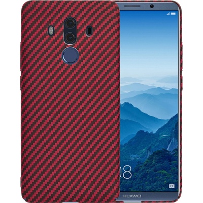 Techsuit Carbonite FiberShell puzdro pre Huawei Mate 10 Pro – červené KF2334466