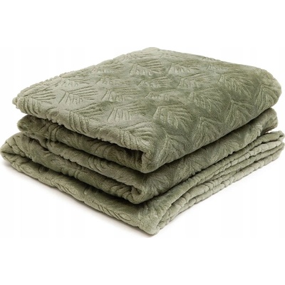 Homla polyester zelená deka 150x200
