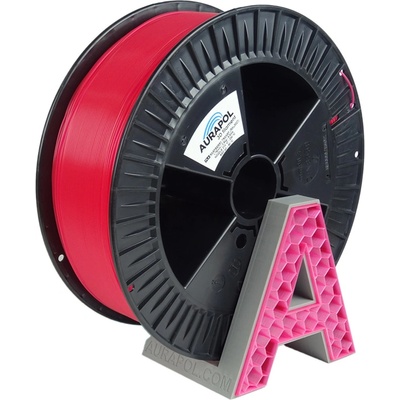 Aurapol PLA Malinová čiastočne transparentná 2,5 kg 1,75 mm
