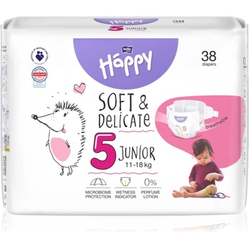 Bella Soft&Delicate Size 5 Junior еднократни пелени 11-18 kg 38 бр