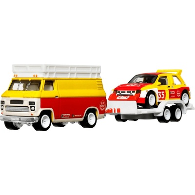 Mattel Hot Wheels Tahač a závodní angličák Team Transport 47 MG Metro 6R4 FLF56