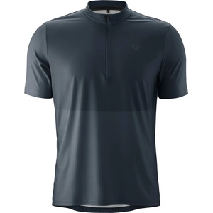 Gonso Мъжка фланелка с къс ръкав за колоездене Gonso Adventure Jersey Halfzip Cycling jersey - Outerspace (056-4107-0311)