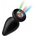 Booty Sparks Silicone Light-Up Anal Plug Small Black