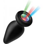 Booty Sparks Silicone Light-Up Anal Plug Small Black