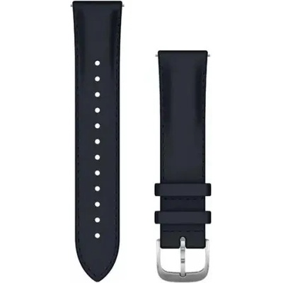 Garmin Бързоосвобождаваща се каишка - Navy Italian Leather с Silver (20 мм) 010-12924-20 (010-12924-20)