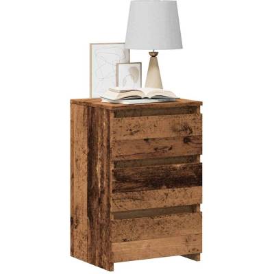 vidaXL Нощно шкафче от старо дърво 40x35x62, 5 cm Инженерна дървесина (856522)