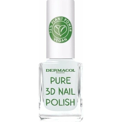 Dermacol Prírodný lak na nechty Pure 2 Absolute White 11 ml