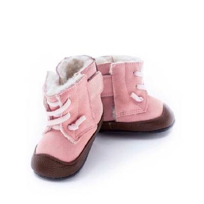 Jack & Lily BOTY JACK AND LILY - JO PINK SUEDE BROWN BOOT - RŮŽOVÁ Velikosti dle měsíců a mezivelikosti: 30-36