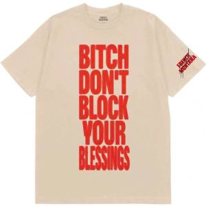 French Montana Don't Block Your Blessings (Back Print) Natural L Риза (FRENTS02MNAT03)