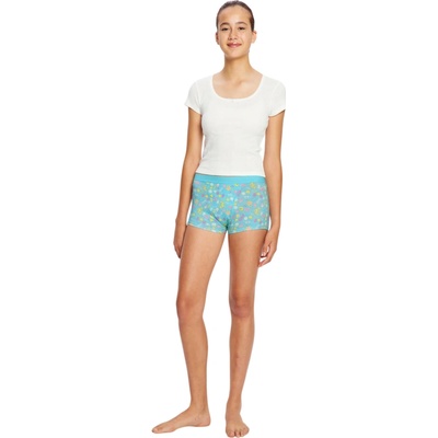 Modibodi dievčenské menštruačné nohavičky Teen Hipster Boyshort Super Wonderlust Blue