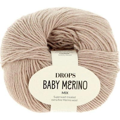 Drops Baby Merino MIX 23 latte hnědá